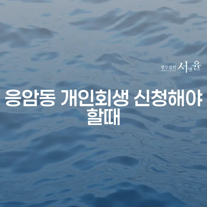 응암동 개인회생 신청해야할때